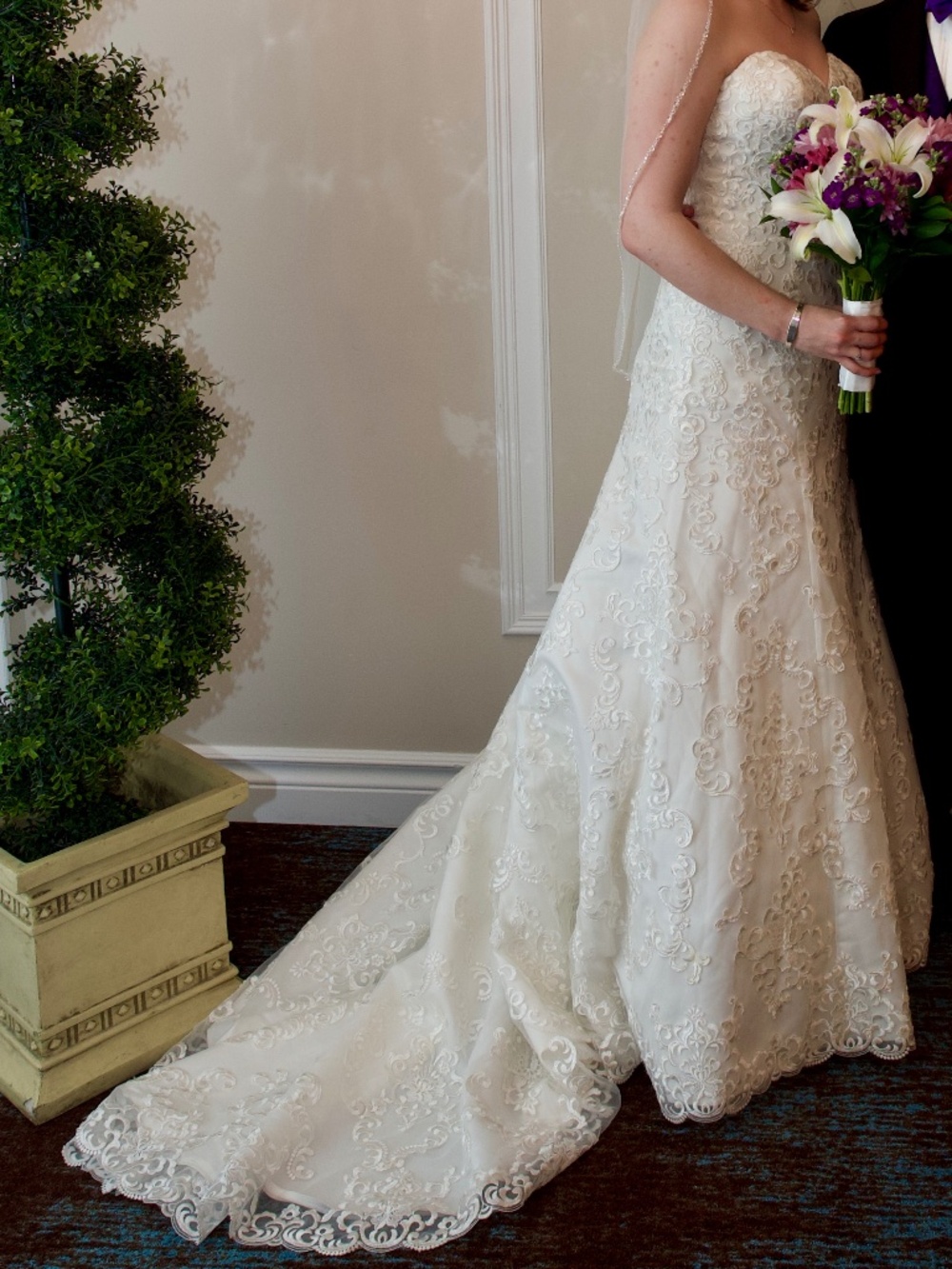 Eddy K Wedding Dress - 2017 Season - Style# 77993 - Size 12 - Ivory